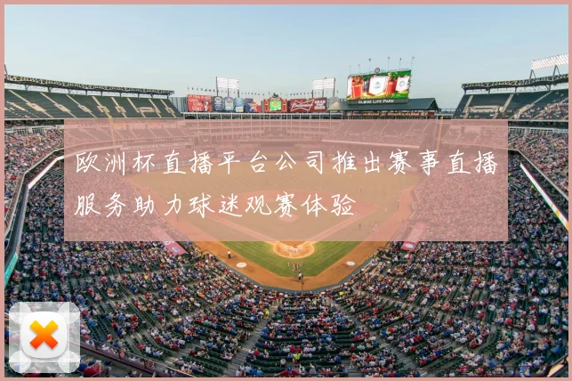 欧洲杯直播平台公司推出赛事直播服务助力球迷观赛体验